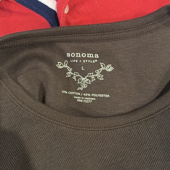 Sonoma long sleeve shirt size large women’s - Picture 6 of 7